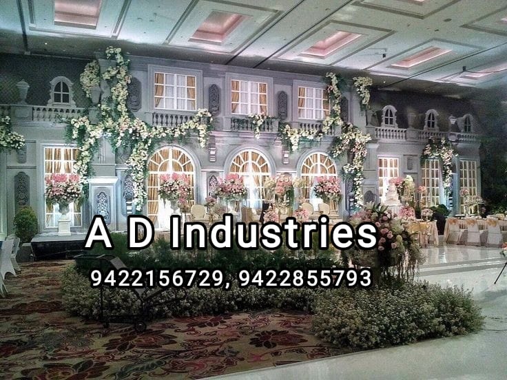 Fiberglass stage backdrop ready for sale