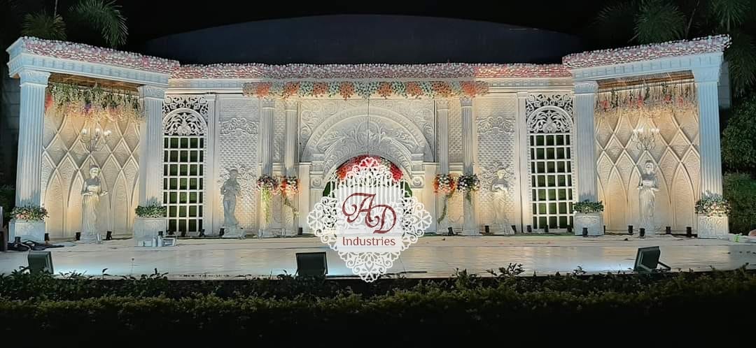 Fiberglass stage backdrop ready for sale