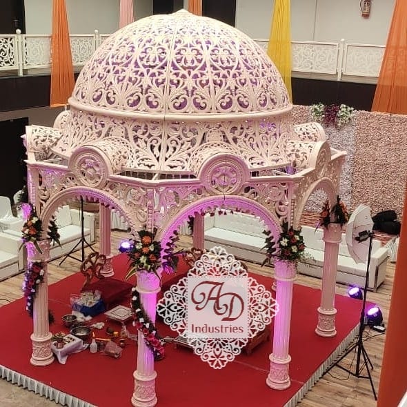 Fiberglass chowri mandap for sale size 15*15*15